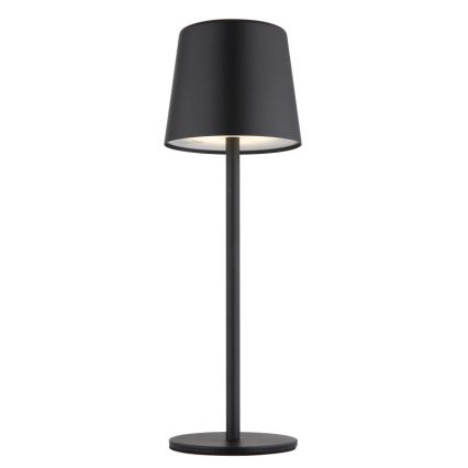 Globo - LED Димируема екстериорна сензорна настолна лампа LED/2W/5V 3000/4000/6000K 2200 mAh IP44 черен