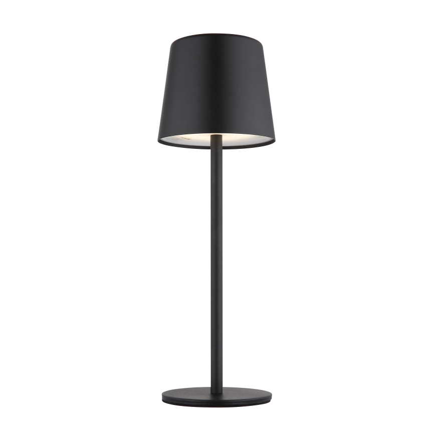Globo - LED Димируема екстериорна сензорна настолна лампа LED/2W/5V 3000/4000/6000K 2200 mAh IP44 черен