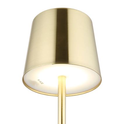 Globo - LED Димируема сензорна презареждаема настолна лампа LED/2W/3,7V 3000/4000/6000K 2200 mAh златна