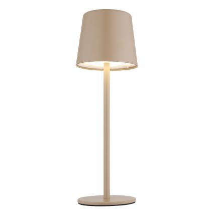 Globo - LED Димируема екстериорна сензорна настолна лампа LED/2W/5V 3000/4000/6000K 2200 mAh IP44 кремав