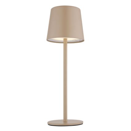 Globo - LED Димируема екстериорна сензорна настолна лампа LED/2W/5V 3000/4000/6000K 2200 mAh IP44 кремав