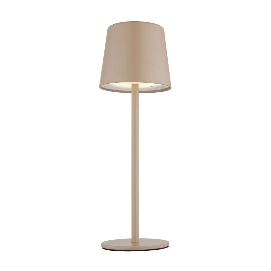 Globo - LED Димируема екстериорна сензорна настолна лампа LED/2W/5V 3000/4000/6000K 2200 mAh IP44 кремав