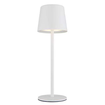 Globo - LED Димируема екстериорна сензорна настолна лампа LED/2W/5V 3000/4000/6000K 2200 mAh IP44 бял