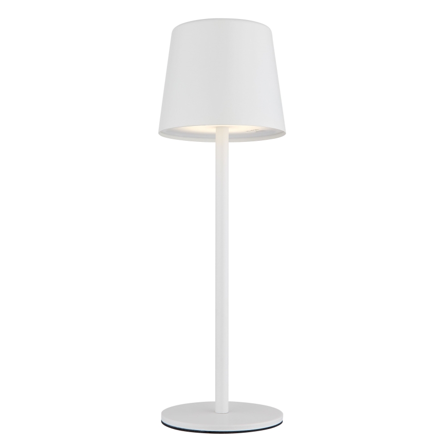 Globo - LED Димируема екстериорна сензорна настолна лампа LED/2W/5V 3000/4000/6000K 2200 mAh IP44 бял