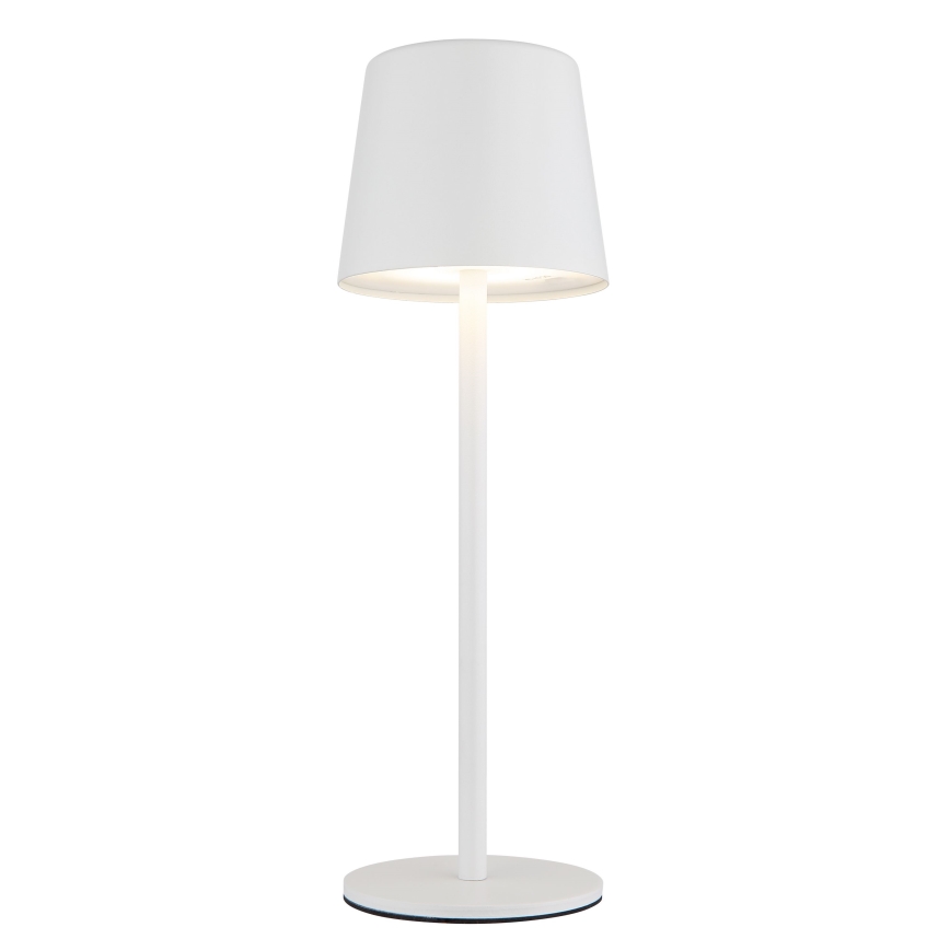 Globo - LED регулируема външна настолна лампа с докосване LED/2W/5V 3000/4000/6000K 2200 mAh IP44 бяла