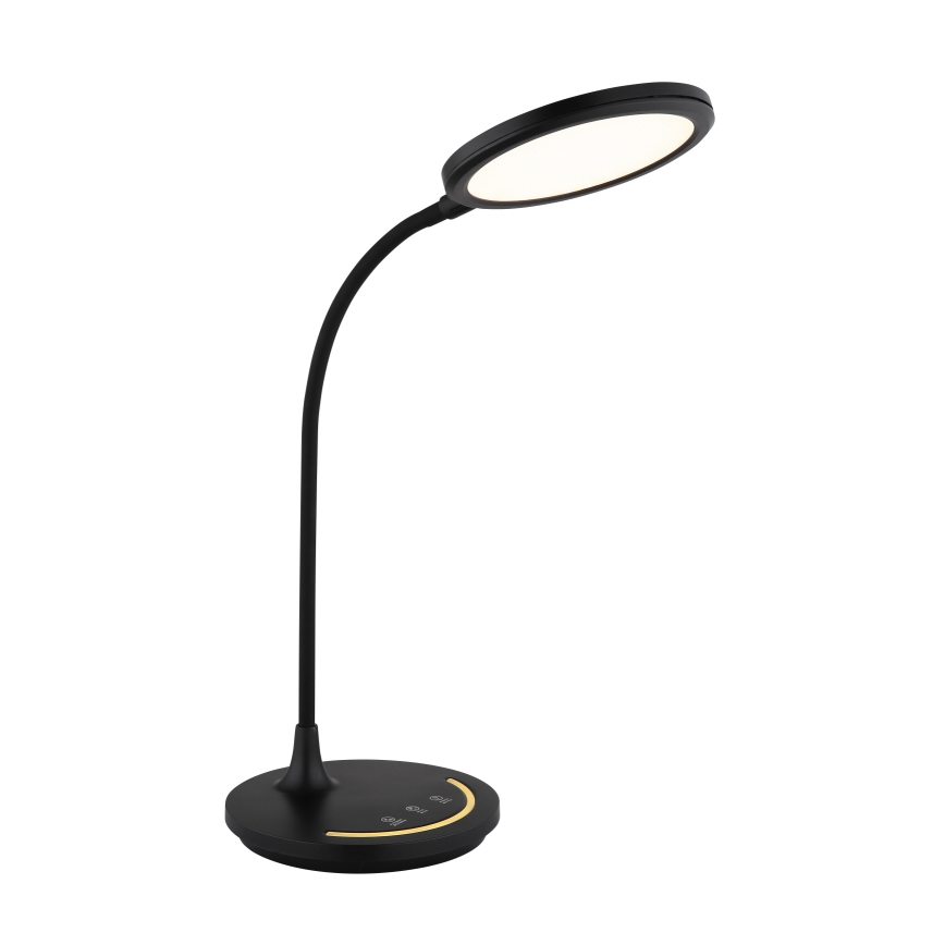 Globo - LED Димируем гъвкав докосване настолна лампа LED/12W/230V 3000/4000/6500K CRI 90 черен