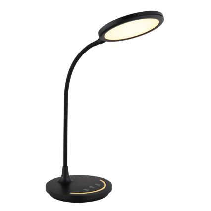 Globo - LED Димируем гъвкав докосване настолна лампа LED/12W/230V 3000/4000/6500K CRI 90 черен