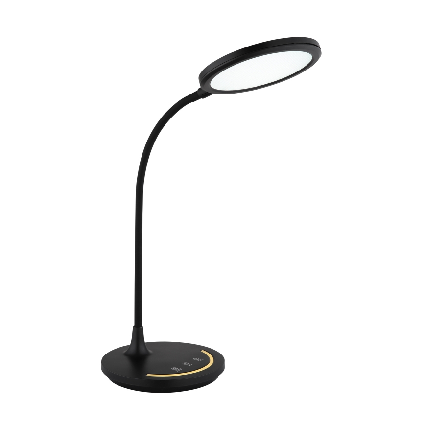 Globo - LED Димируем гъвкав докосване настолна лампа LED/12W/230V 3000/4000/6500K CRI 90 черен