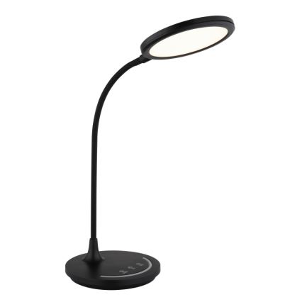 Globo - LED Димируем гъвкав докосване настолна лампа LED/12W/230V 3000/4000/6500K CRI 90 черен