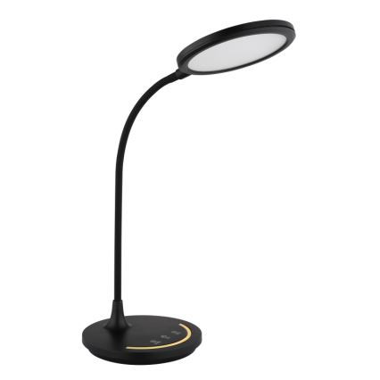Globo - LED Димируем гъвкав докосване настолна лампа LED/12W/230V 3000/4000/6500K CRI 90 черен