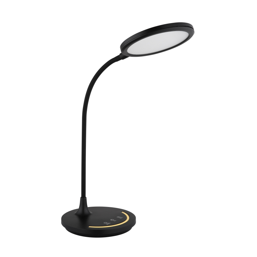 Globo - LED Димируем гъвкав докосване настолна лампа LED/12W/230V 3000/4000/6500K CRI 90 черен