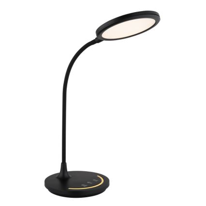 Globo - LED Димируем гъвкав докосване настолна лампа LED/12W/230V 3000/4000/6500K CRI 90 черен