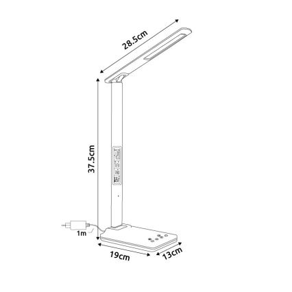 Globo - LED димируема настолна лампа с докосване LED/5W/230V 3000/4500/7000K