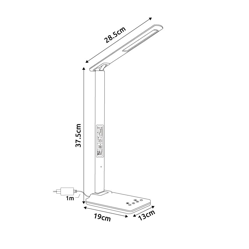 Globo - LED димируема настолна лампа с докосване LED/5W/230V 3000/4500/7000K