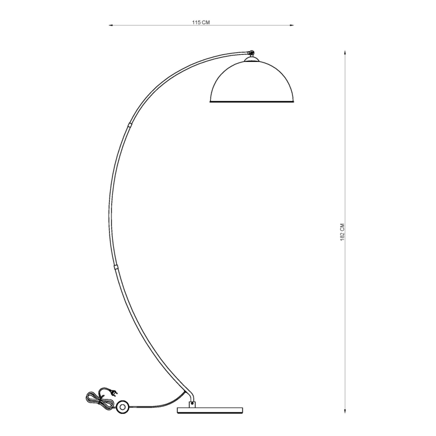 Globo - Подова лампа 1xE27/60W/230V