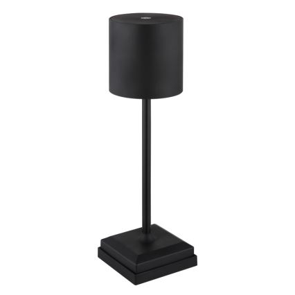 Globo – регулируема LED настолна лампа с докосване и презареждане, LED 1,5 W/5 V, 2200 mAh, черна