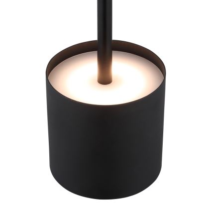 Globo – регулируема LED настолна лампа с докосване и презареждане, LED 1,5 W/5 V, 2200 mAh, черна