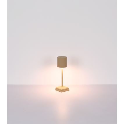 Globo - LED Сензорна зареждаема настолна лампа с регулируема яркост LED/1,5W/5V 2200 mAh бежова