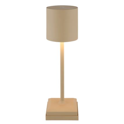 Globo - LED Сензорна зареждаема настолна лампа с регулируема яркост LED/1,5W/5V 2200 mAh бежова
