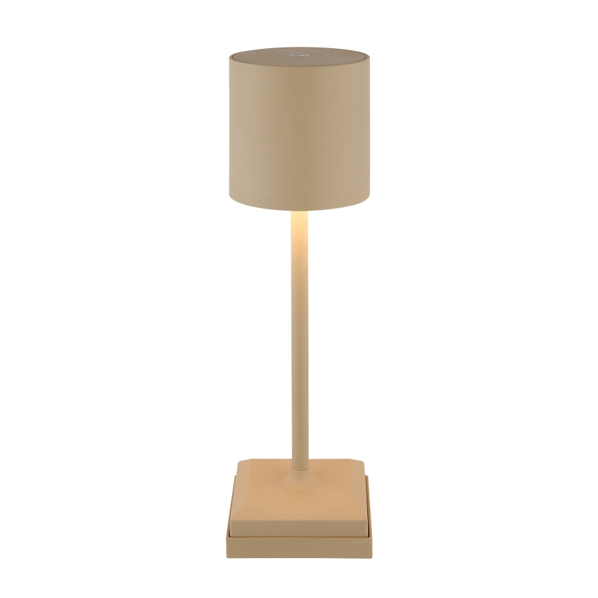 Globo - LED Сензорна зареждаема настолна лампа с регулируема яркост LED/1,5W/5V 2200 mAh бежова