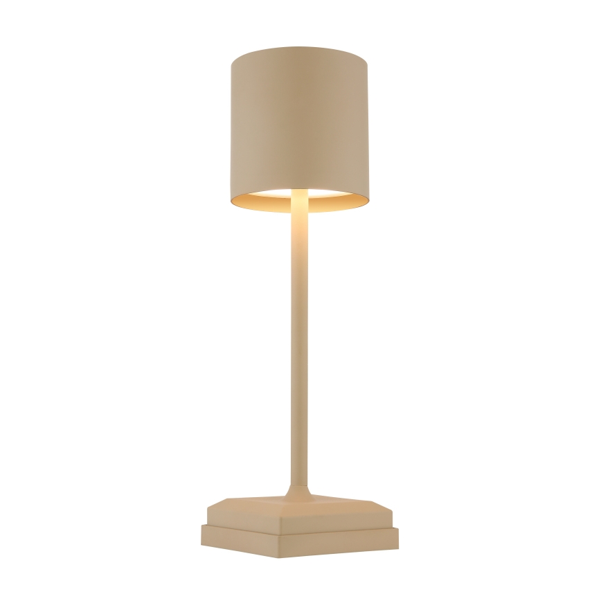 Globo - LED Сензорна зареждаема настолна лампа с регулируема яркост LED/1,5W/5V 2200 mAh бежова