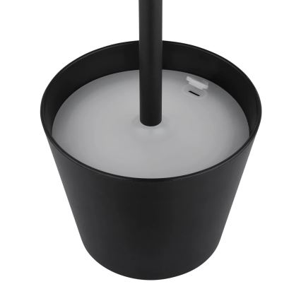 Globo - LED димируема сензорна презареждаема външна настолна лампа 3 в 1 LED/3W/5V 3000/4000/5000K IP54 1800 mAh черна