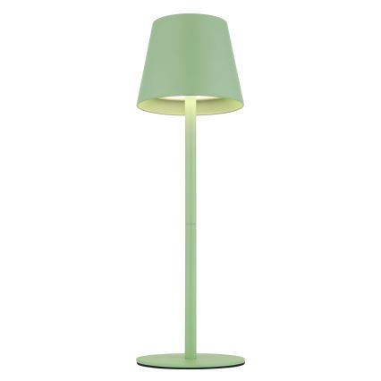 Globo - LED димируема сензорна зареждаща външна настолна лампа 3-в-1 LED/3W/5V 3000/4000/5000K IP54 1800 mAh зелена