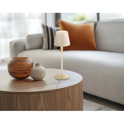 Globo - LED Димируема сензорна презареждаема външна настолна лампа 3 в 1 LED/3W/5V 3000/4000/5000K IP54 1800 mAh