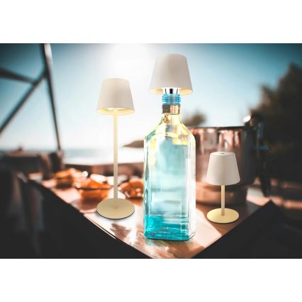 Globo - LED настолна лампа за външна употреба, с докосване, регулируема яркост и акумулаторно захранване LED/3W/5V 3000/4000/5000K IP54 1800 mAh