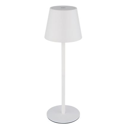 Globo - LED димируема с докосване акумулаторна външна настолна лампа 3 в 1 LED/3W/5V 3000/4000/5000K IP54 1800 mAh бяла