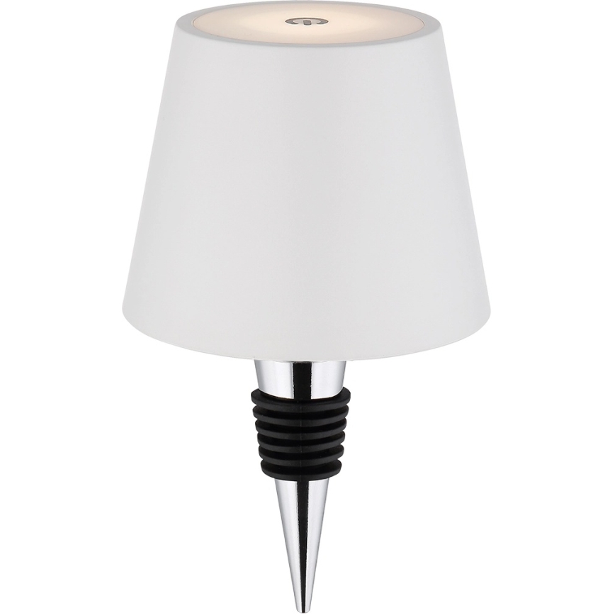 Globo - LED димируема с докосване акумулаторна външна настолна лампа 3 в 1 LED/3W/5V 3000/4000/5000K IP54 1800 mAh бяла
