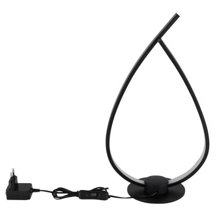 Globo - Настолна LED лампа LED/6W/230V черна