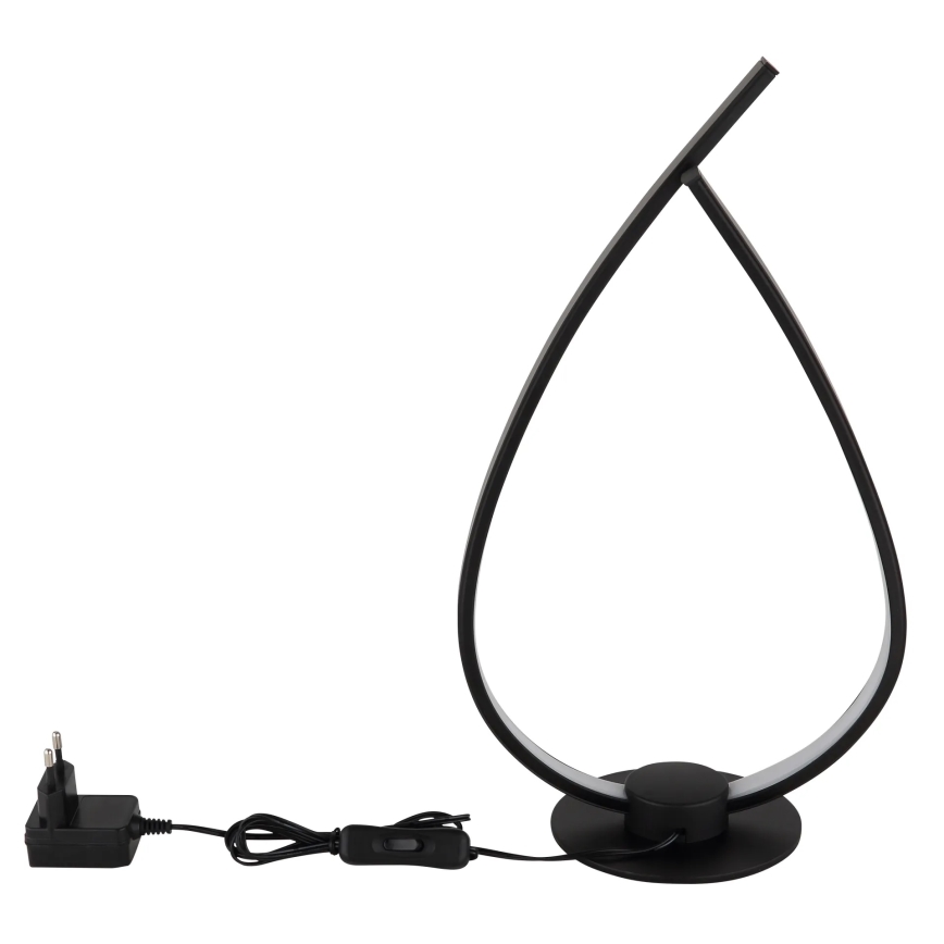 Globo - Настолна LED лампа LED/6W/230V черна
