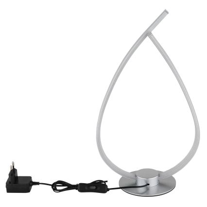 Globo - LED настолна лампа LED/6W/230V сребриста