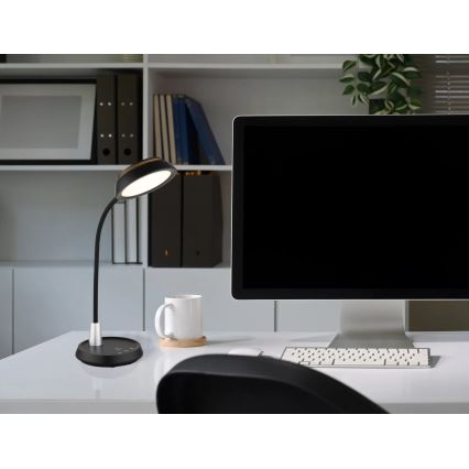 Globo - Димируема сензорна LED настолна лампа LED/12W/230V 3000/4000/6500K, черна