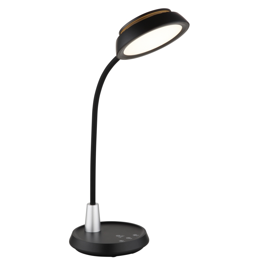 Globo - Димируема сензорна LED настолна лампа LED/12W/230V 3000/4000/6500K, черна
