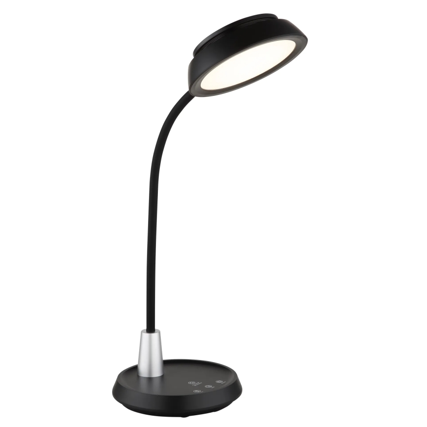 Globo - Димируема сензорна LED настолна лампа LED/12W/230V 3000/4000/6500K, черна