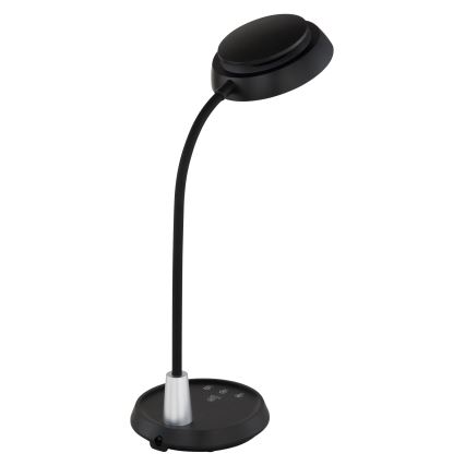 Globo - Димируема сензорна LED настолна лампа LED/12W/230V 3000/4000/6500K, черна