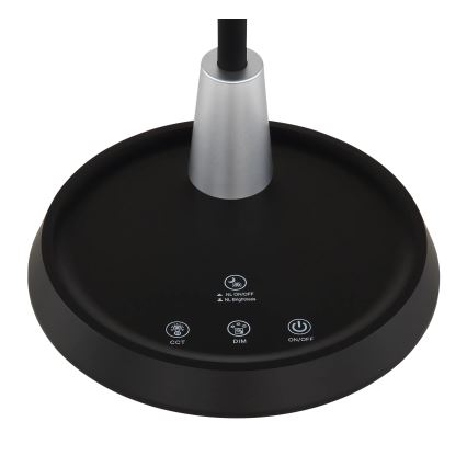 Globo - Димируема сензорна LED настолна лампа LED/12W/230V 3000/4000/6500K, черна