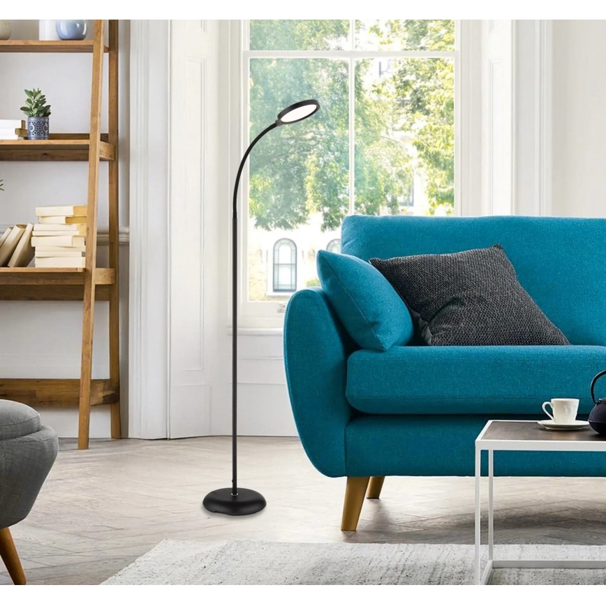 Globo - LED димируема сензорна подова лампа LED/8W/230V 2700-6000K черна
