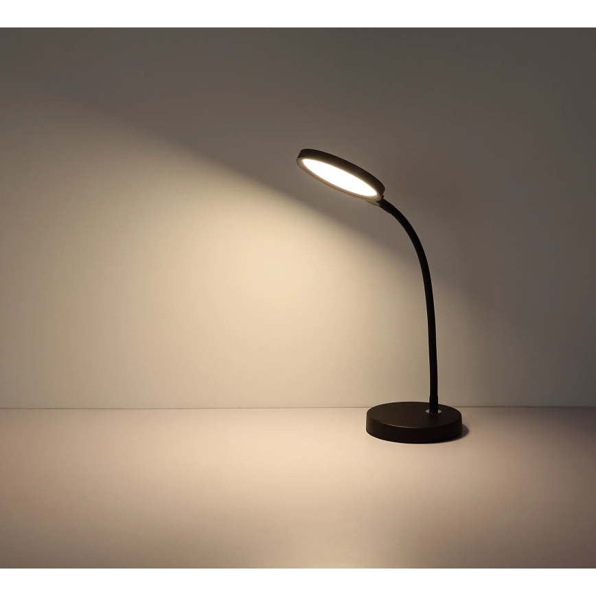 Globo - LED Димируема сензорна настолна лампа LED/8W/230V 2700K/4000K/6500K черна