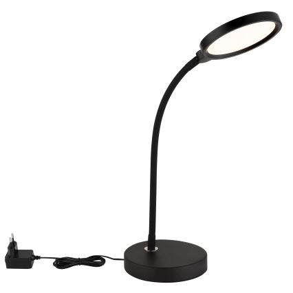 Globo - LED Димируема сензорна настолна лампа LED/8W/230V 2700K/4000K/6500K черна