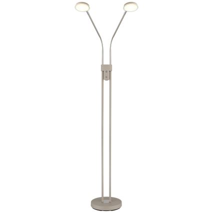 Globo - Димируема LED подова лампа 2xLED/6,5W/230V 2700/3350/4000K, бежова