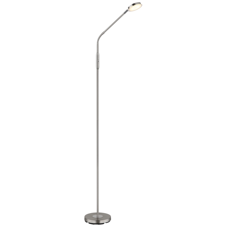 Globo - Димируема сензорна LED подова лампа LED/6,5W/230V 2700/3350/4000K матов хром