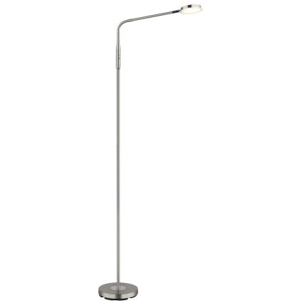 Globo - Димируема сензорна LED подова лампа LED/6,5W/230V 2700/3350/4000K матов хром
