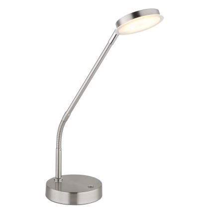 Globo - LED димируема настолна лампа с докосване LED/6,5W/230V 2700/3350/4000K матов хром