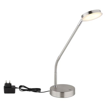 Globo - LED димируема настолна лампа с докосване LED/6,5W/230V 2700/3350/4000K матов хром