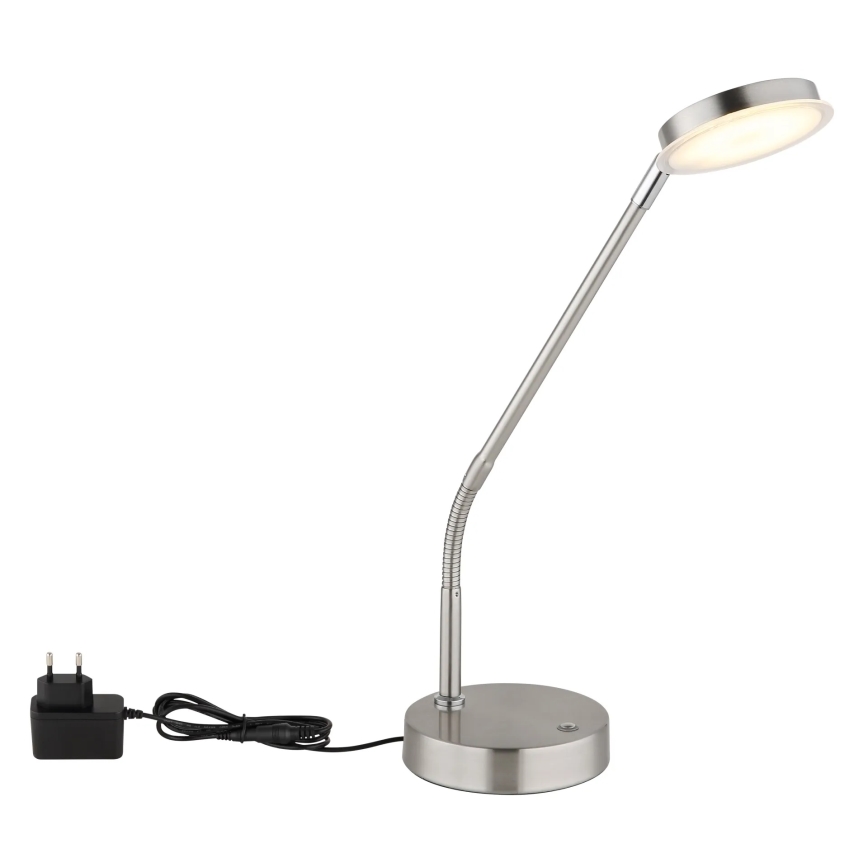 Globo - LED димируема настолна лампа с докосване LED/6,5W/230V 2700/3350/4000K матов хром