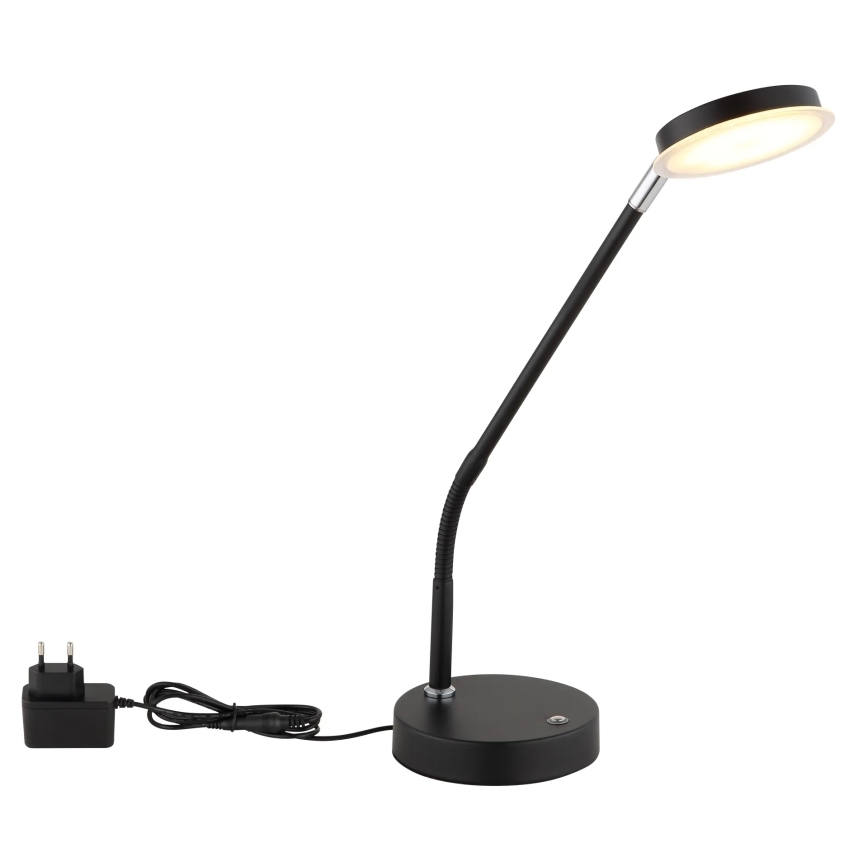 Globo - LED димируема сензорна настолна лампа LED/6,5W/230V 2700/3350/4000K черна