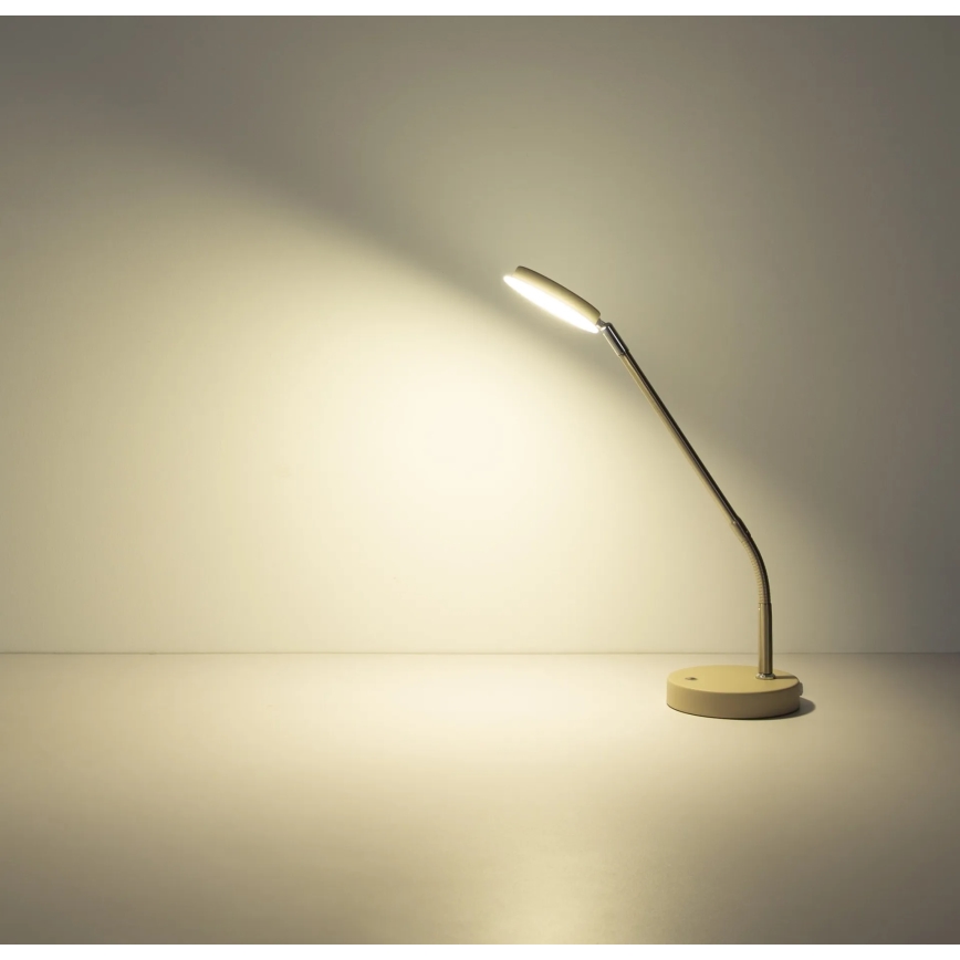 Globo - димируема сензорна настолна LED лампа LED/6,5W/230V 2700/3350/4000K бежова